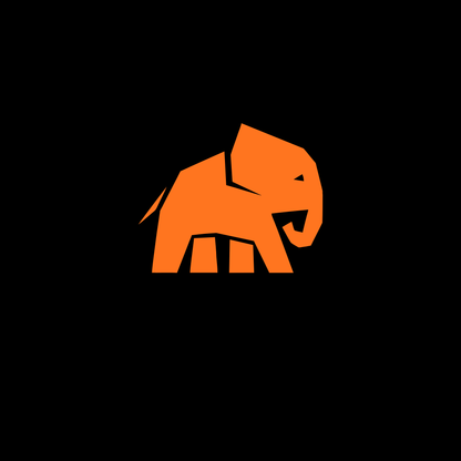 KURUX Signature Elephant T-Shirt|Black