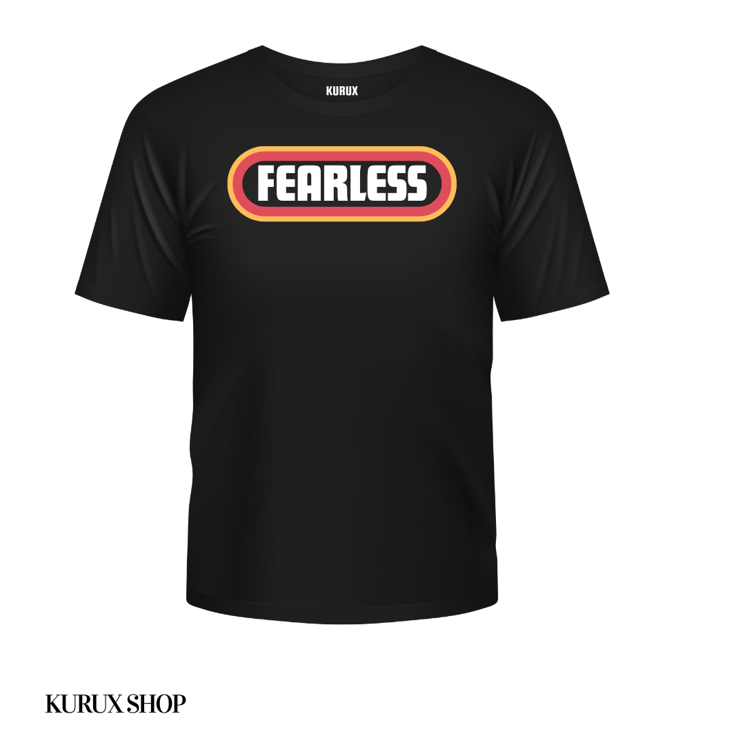 KURUX Classic Unisex Cotton T-Shirt – Black|Hope