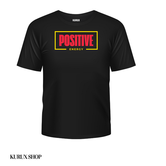 KURUX Classic Unisex Cotton T-Shirt – Black|Positive