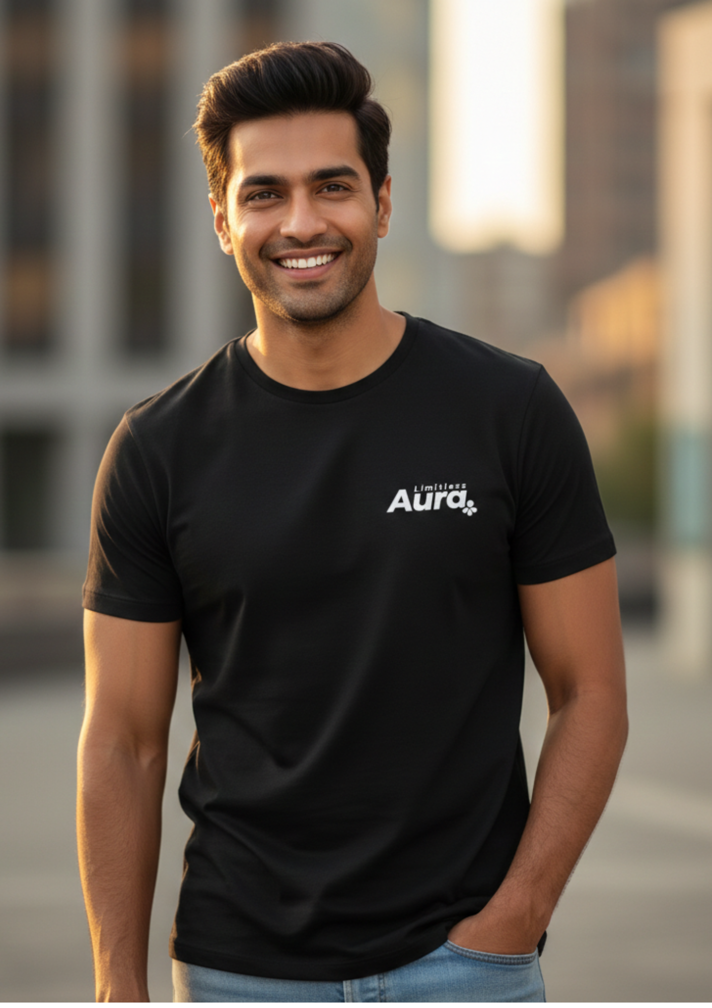 KURUX Classic Unisex Cotton T-Shirt – Black|AURA
